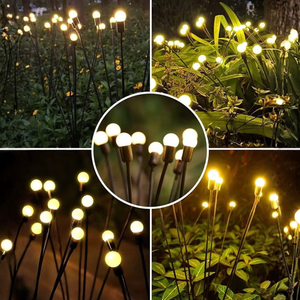 Elegant Solar Firefly Garden Lights | Waterproof Outdoor Lighting with 120 Lumens for Stunning Gardens or Patios Outdoor Lighting