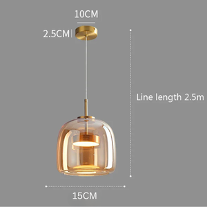Nordic Glass Pendant Light - Adjustable Kitchen Hanging Lights Pendant Lights