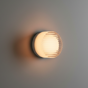 Rondel - Modern Wall Sconce Lighting with Softly Textured LED Glow Wall Light