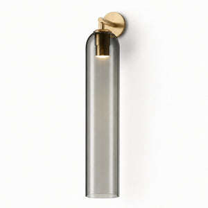 Art Glass Sconce Cylinder Wall Light