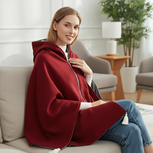 CozyHeat - USB Electric Blanket with 3 Heating Levels & Shoulder Wrap Blanket