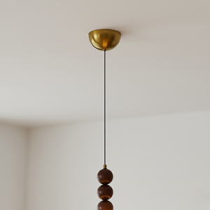 Ivory Veil | Elegant Japandi Mid-Century Fabric Pendant Light Fixture Pendant Lights