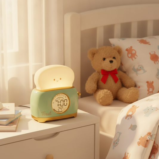 Toastie Kids Alarm Clock with Night Light