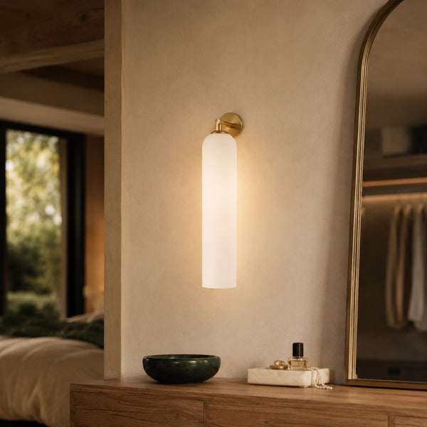 Above a dressing area