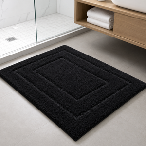 CloudStep Non-Slip Microfiber Bath Mat | Ultra-Absorbent Bathroom Rug for Modern Decor Bath Rugs & Mats
