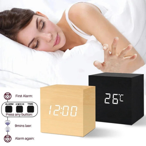 Aurora Sunrise Alarm Clock | Digital Wake-Up Light with Clear LED Display for Refreshing Mornings Alarm Clocks
