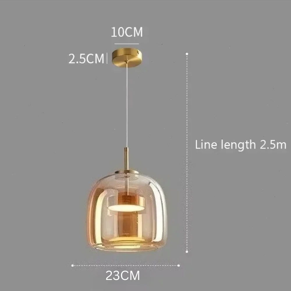 Nordic Glass Pendant Light - Adjustable Kitchen Hanging Lights Pendant Lights