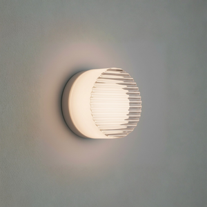 Rondel - Modern Wall Sconce Lighting with Softly Textured LED Glow Wall Light