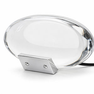 Aurelia Oval Crystal Glass Table Lamp