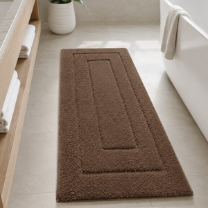 CloudStep Non-Slip Microfiber Bath Mat | Ultra-Absorbent Bathroom Rug for Modern Decor Bath Rugs & Mats