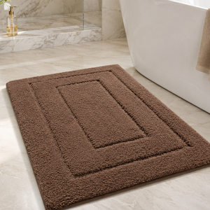 CloudStep Non-Slip Microfiber Bath Mat | Ultra-Absorbent Bathroom Rug for Modern Decor Bath Rugs & Mats