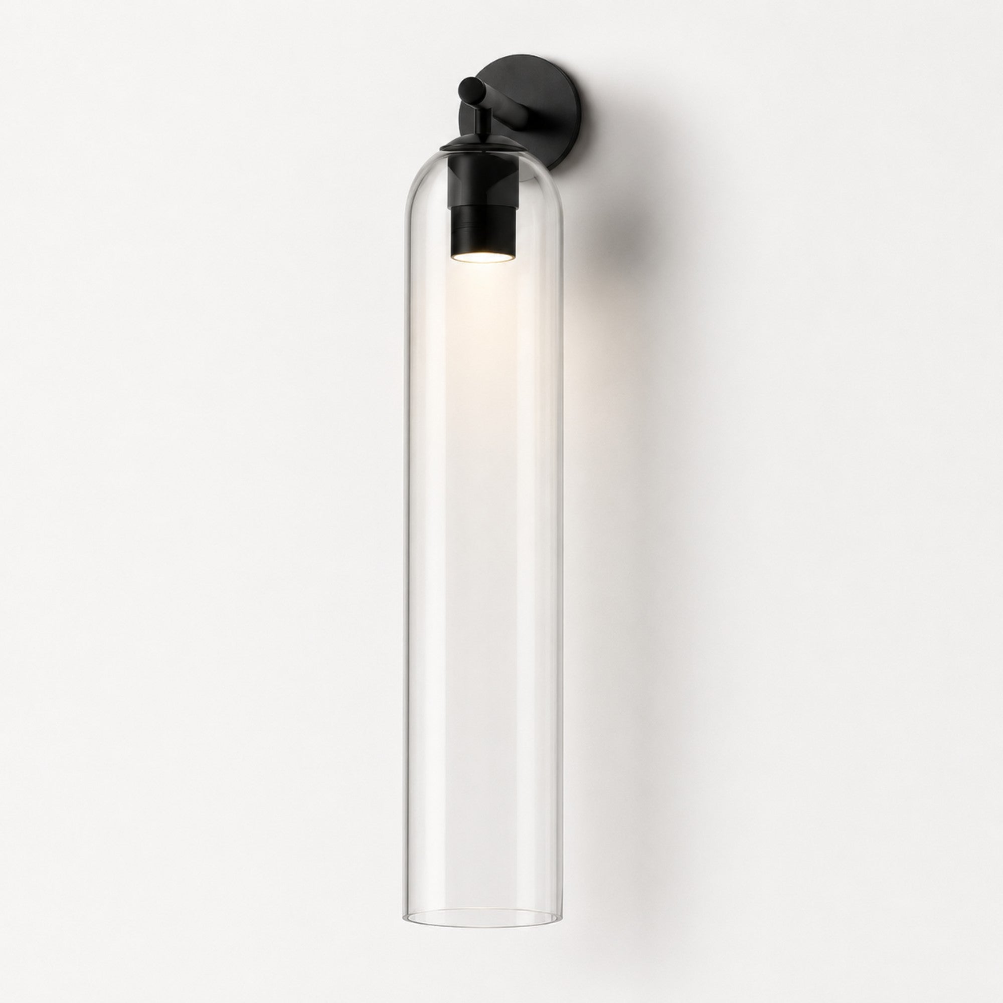 Art Glass Sconce Cylinder Wall Light