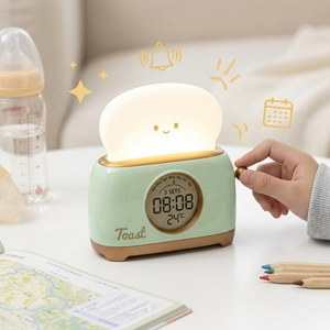 Toastie Kids Alarm Clock with Night Light