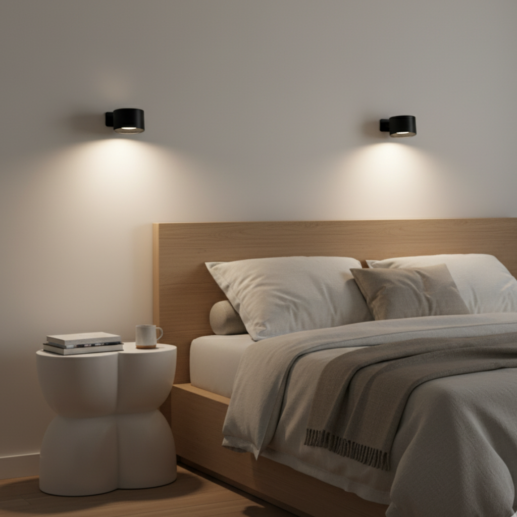 Pivot Easy-Stick - 360° Wireless Wall Sconce, Cordless LED, Battery Powered, USB Rechargeable Wall Light