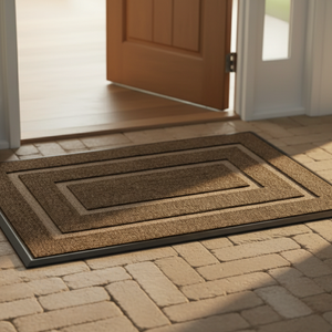 TerraMat - Non-Slip Curved Thread Outdoor Doormat for Entryways & Patios Door Mats