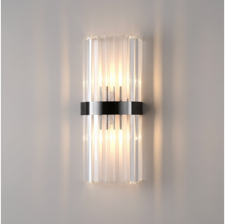 Elegant Crystal Wall Sconce - Adjustable LED Wall Lights for Modern Spaces Wall Light