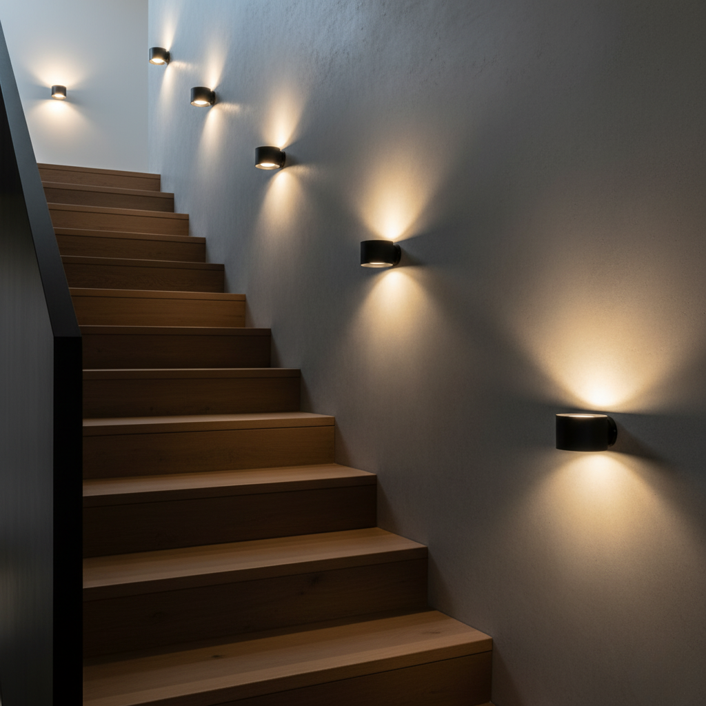 Pivot Easy-Stick – 360° Wireless Dual-Direction LED Wall Sconce, Battery Powered, USB Rechargeable Wall Light