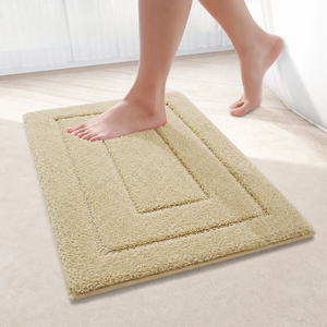 CloudStep Non-Slip Microfiber Bath Mat | Ultra-Absorbent Bathroom Rug for Modern Decor Bath Rugs & Mats