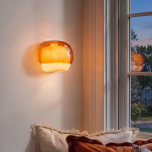 Sanae Mushroom Glass Wall Sconce