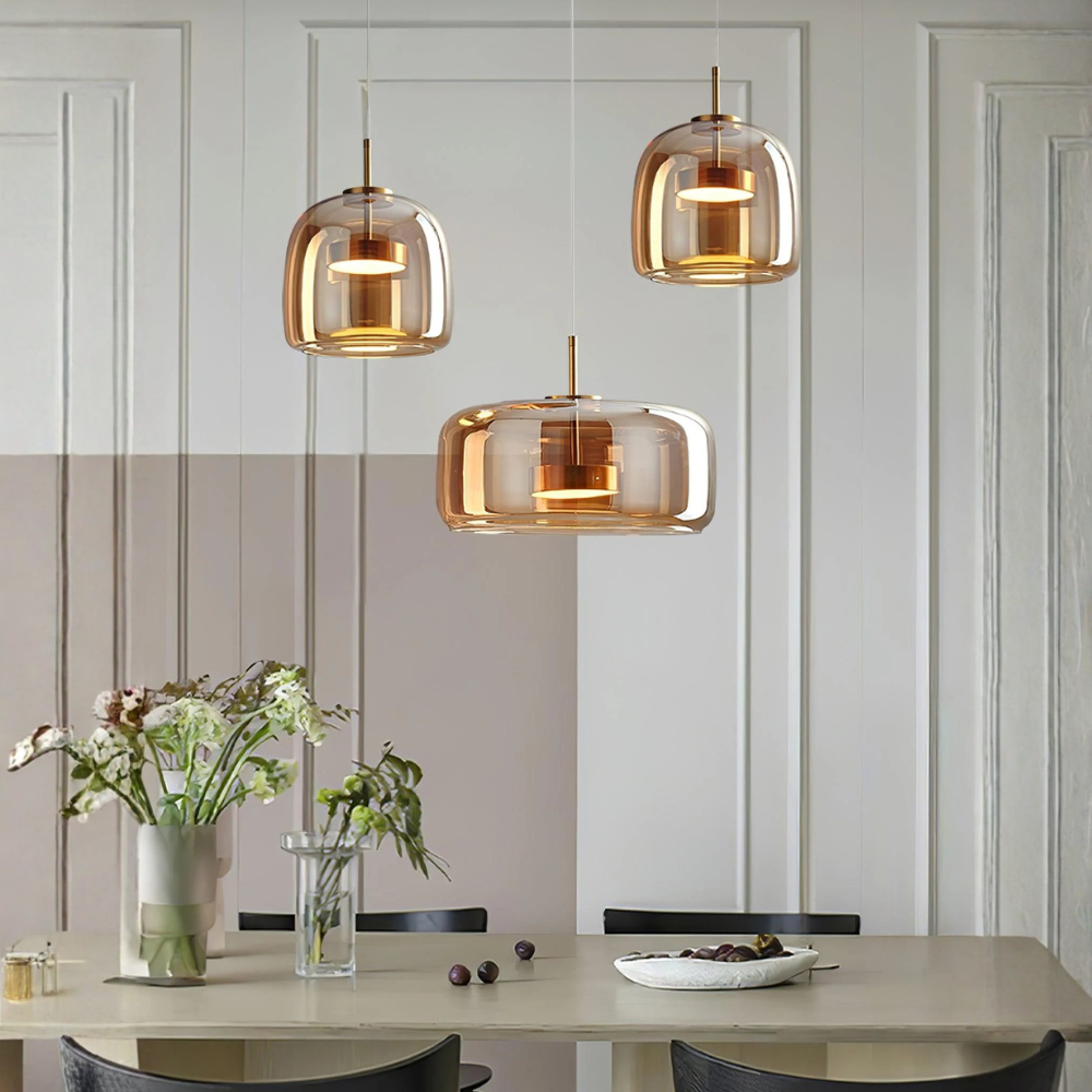 Nordic Glass Pendant Light - Adjustable Kitchen Hanging Lights Pendant Lights