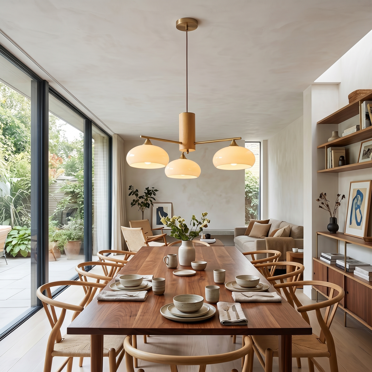 Nova Elliptical Persimmon Chandelier