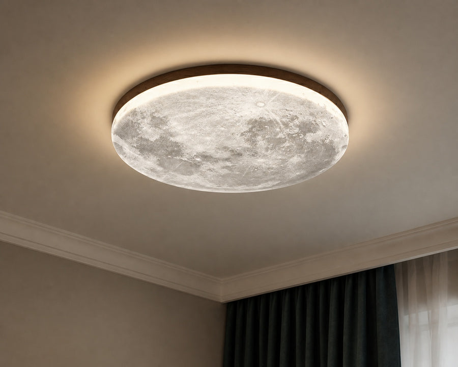 The celestial diffuser glowing softly overhead