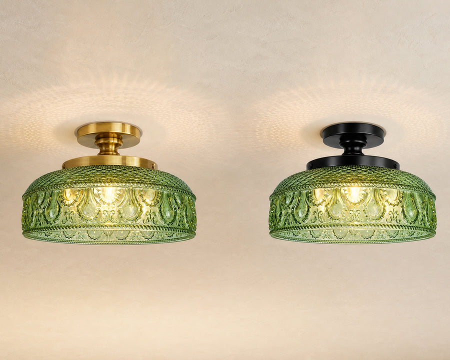 The disc light in gold and in black