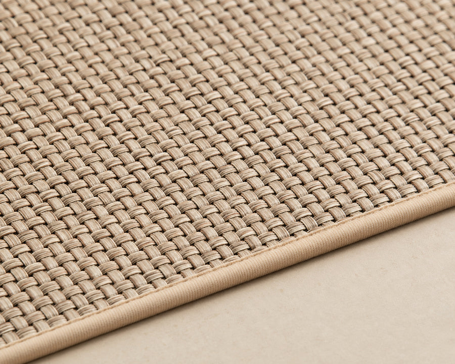 Close detail of the braided weave