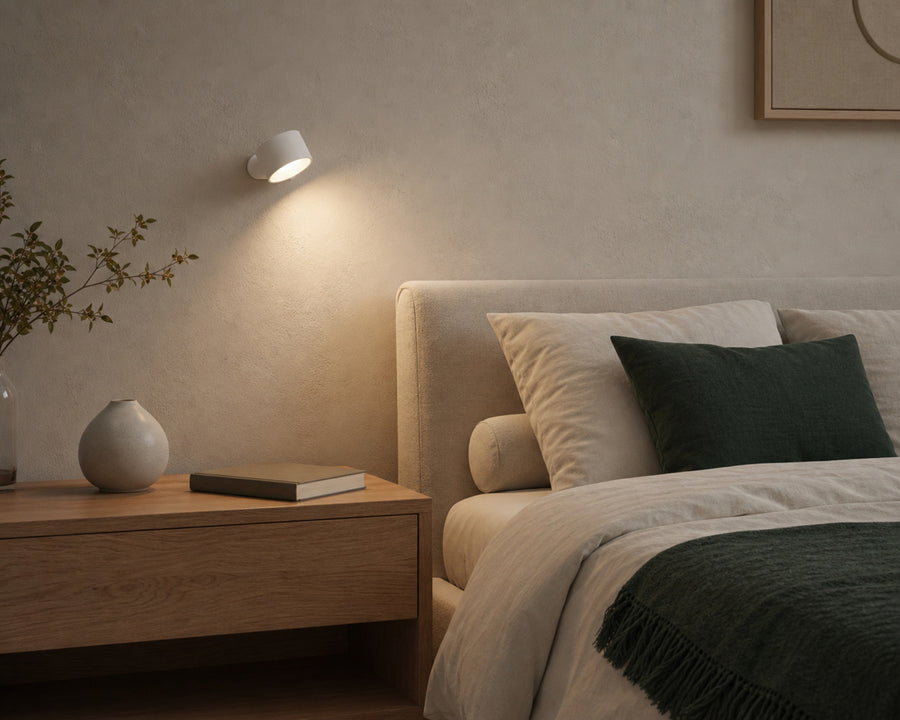 The light shown in warm, natural and cool tones