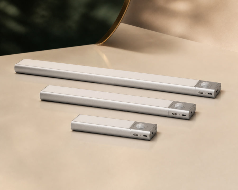 The three lengths shown together