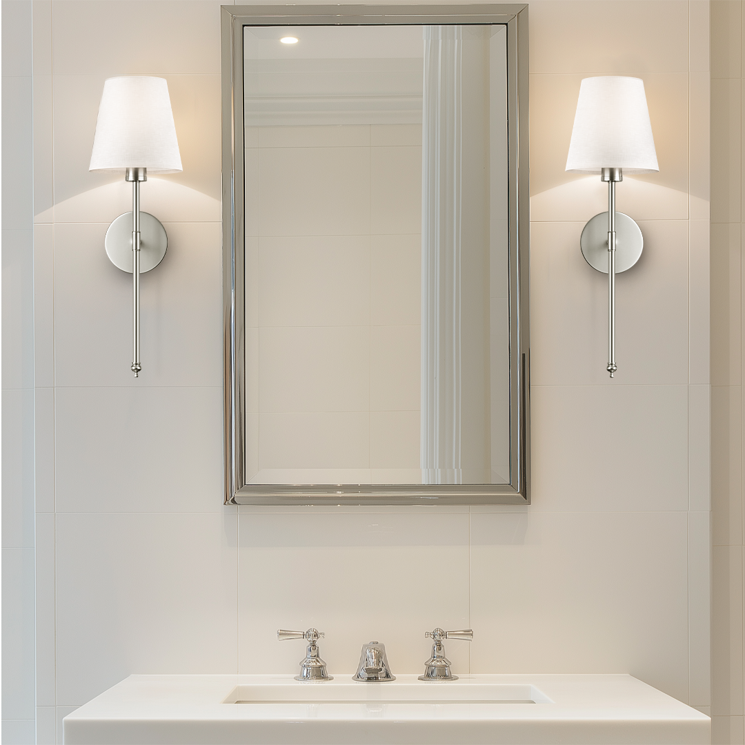 Wireless Peel and Stick Wall Sconces, Set of 2