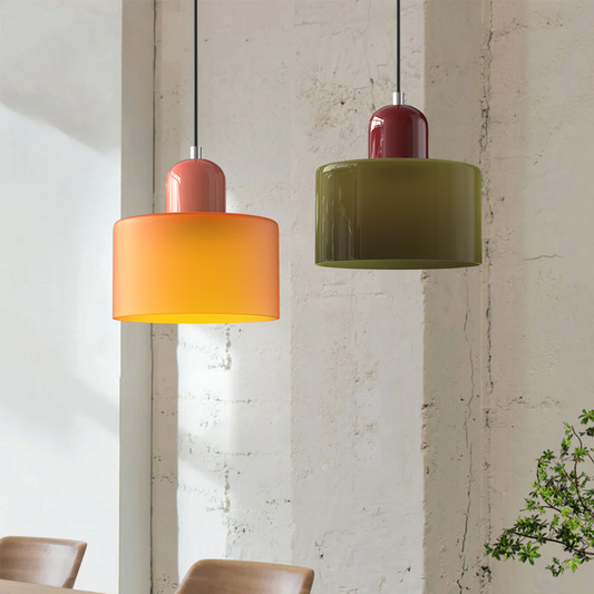 Bauhaus Glass Pendant Light - Modern Kitchen Pendant Lighting Fixture Lighting