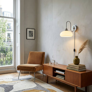 Nova Glass Plug-in Wall Lamp