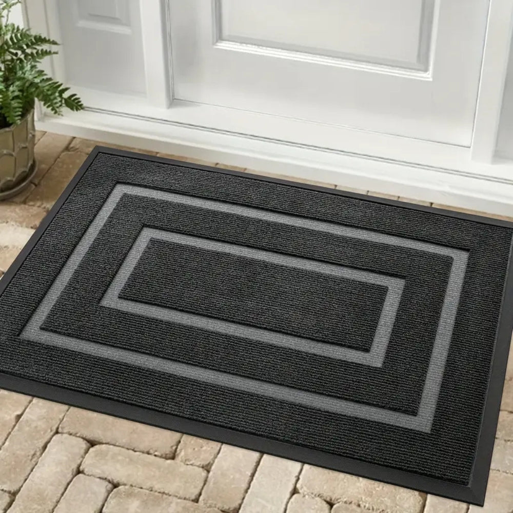 TerraMat - Non-Slip Curved Thread Outdoor Doormat for Entryways & Patios Door Mats