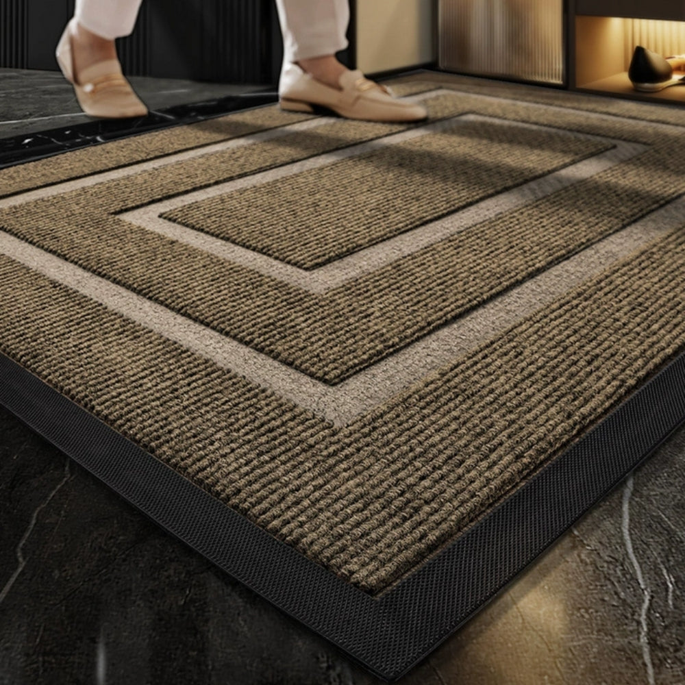 TerraMat - Non-Slip Curved Thread Outdoor Doormat for Entryways & Patios Door Mats