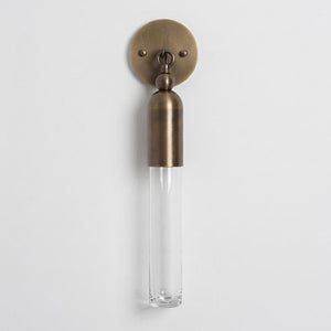 Darby Brass & Glass Wall Lamp