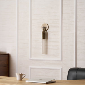 Darby Brass & Glass Wall Lamp