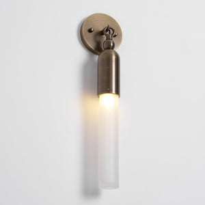 Darby Brass & Glass Wall Lamp