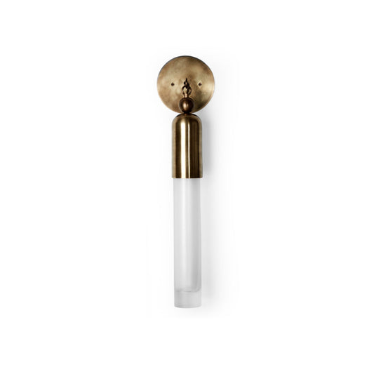 Darby Brass & Glass Wall Lamp