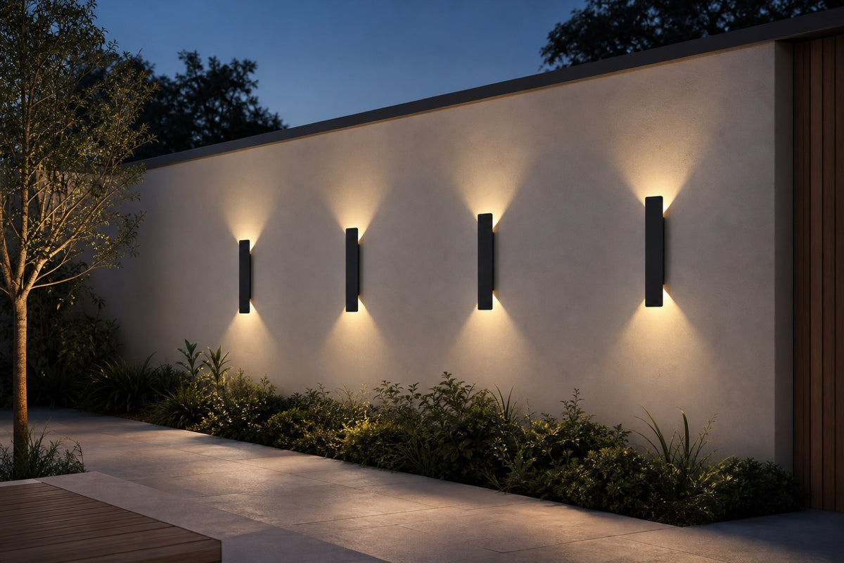 On a garden wall