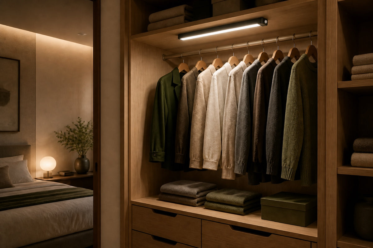 In a closet
