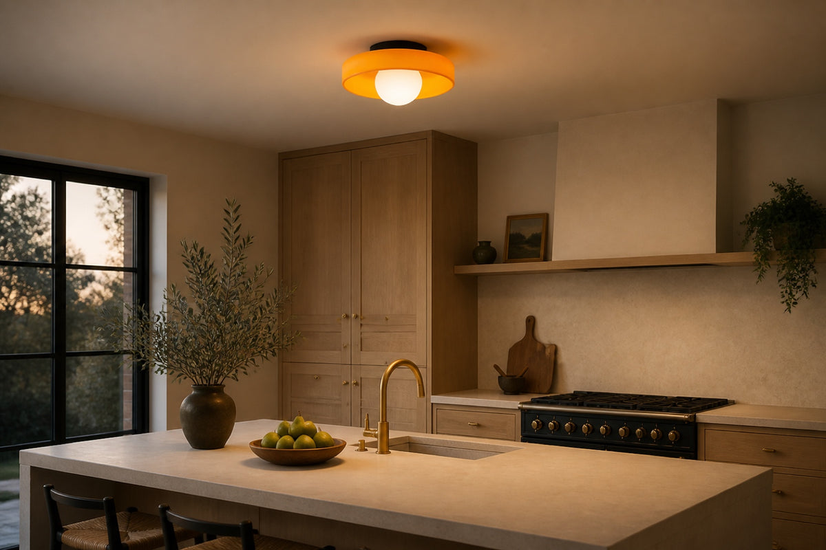 In a kitchen