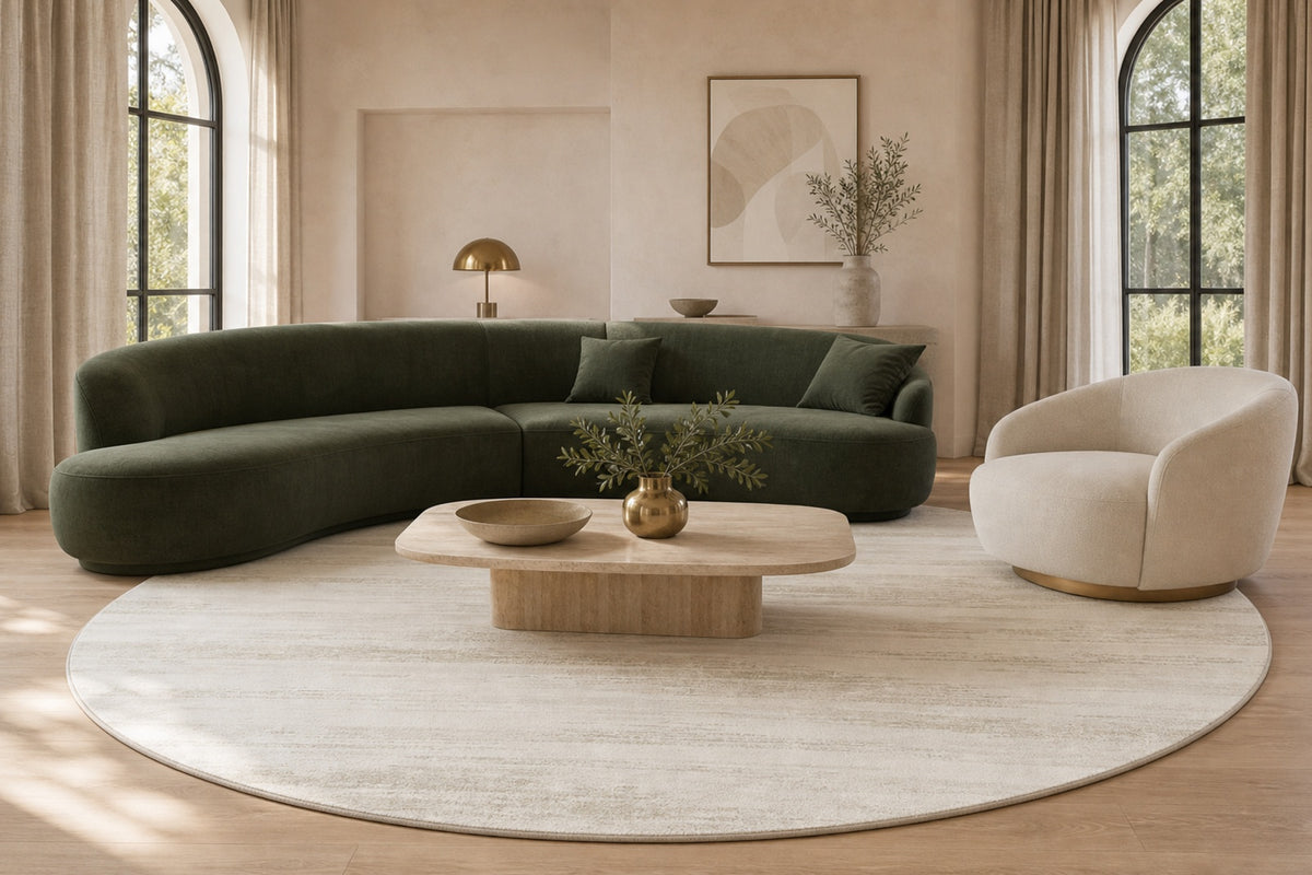 In a living room
