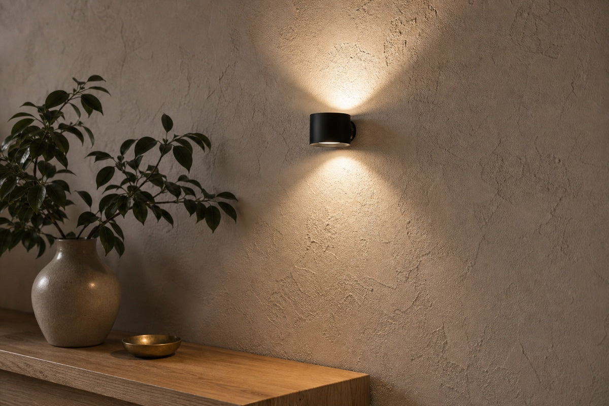 On an accent wall