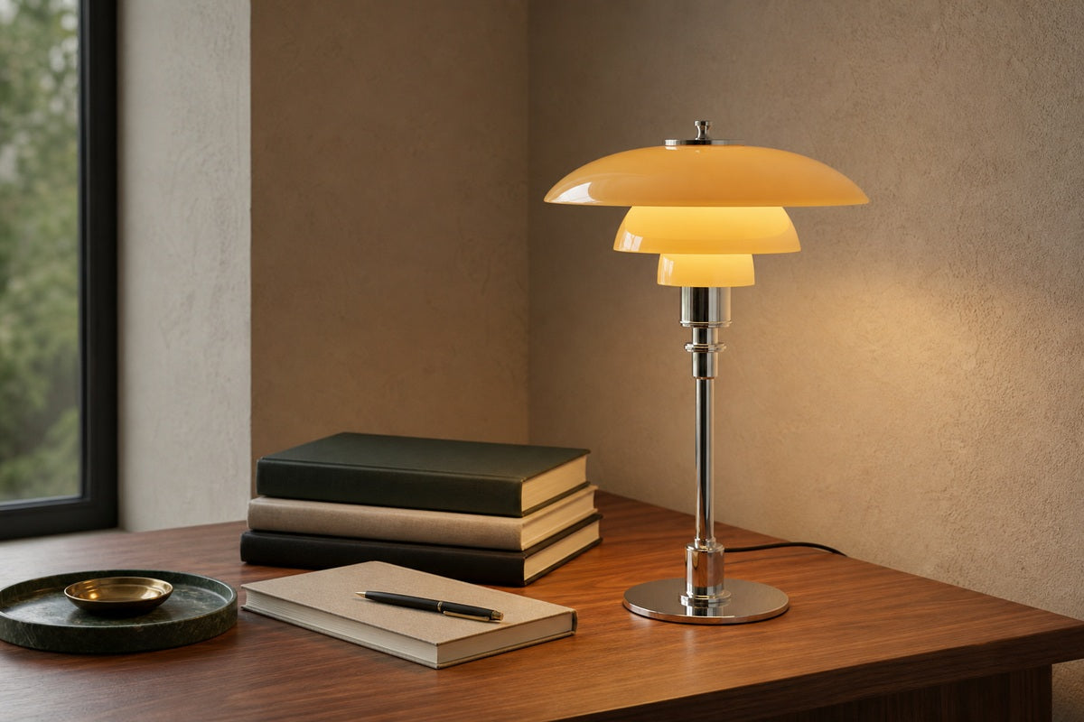 On a desk