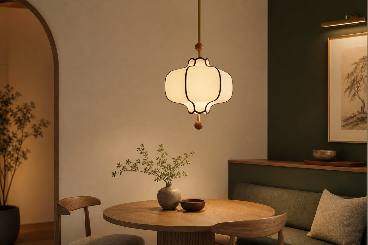 In a dining nook