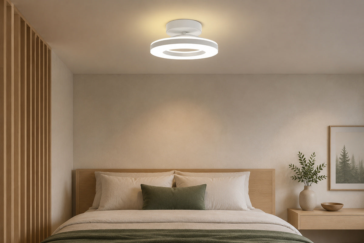 Over a bedroom