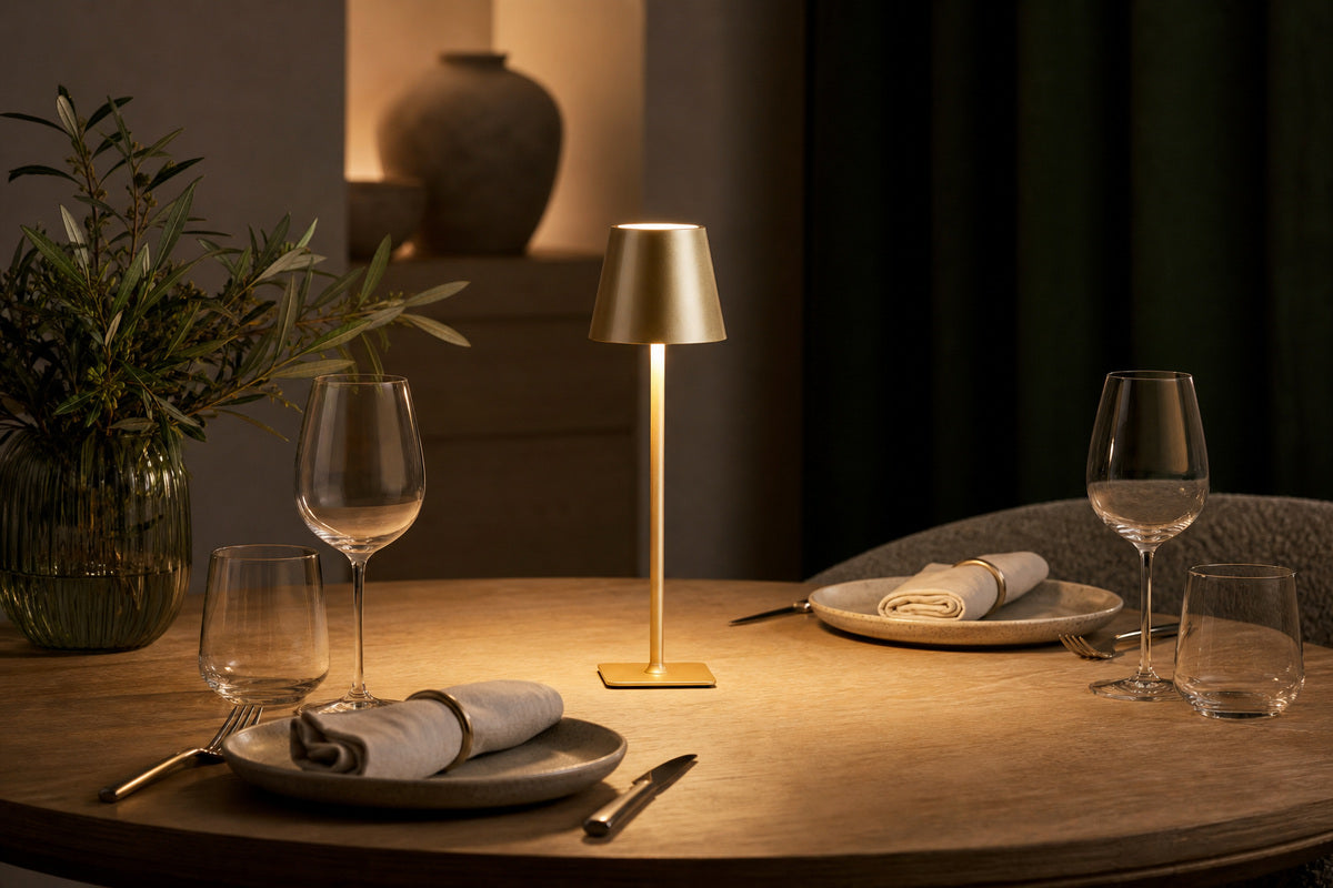On a dining table