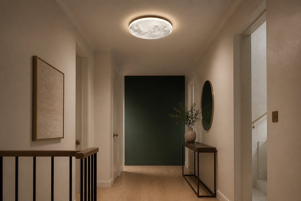 In a hallway