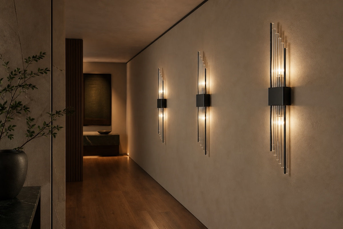 Along a hallway